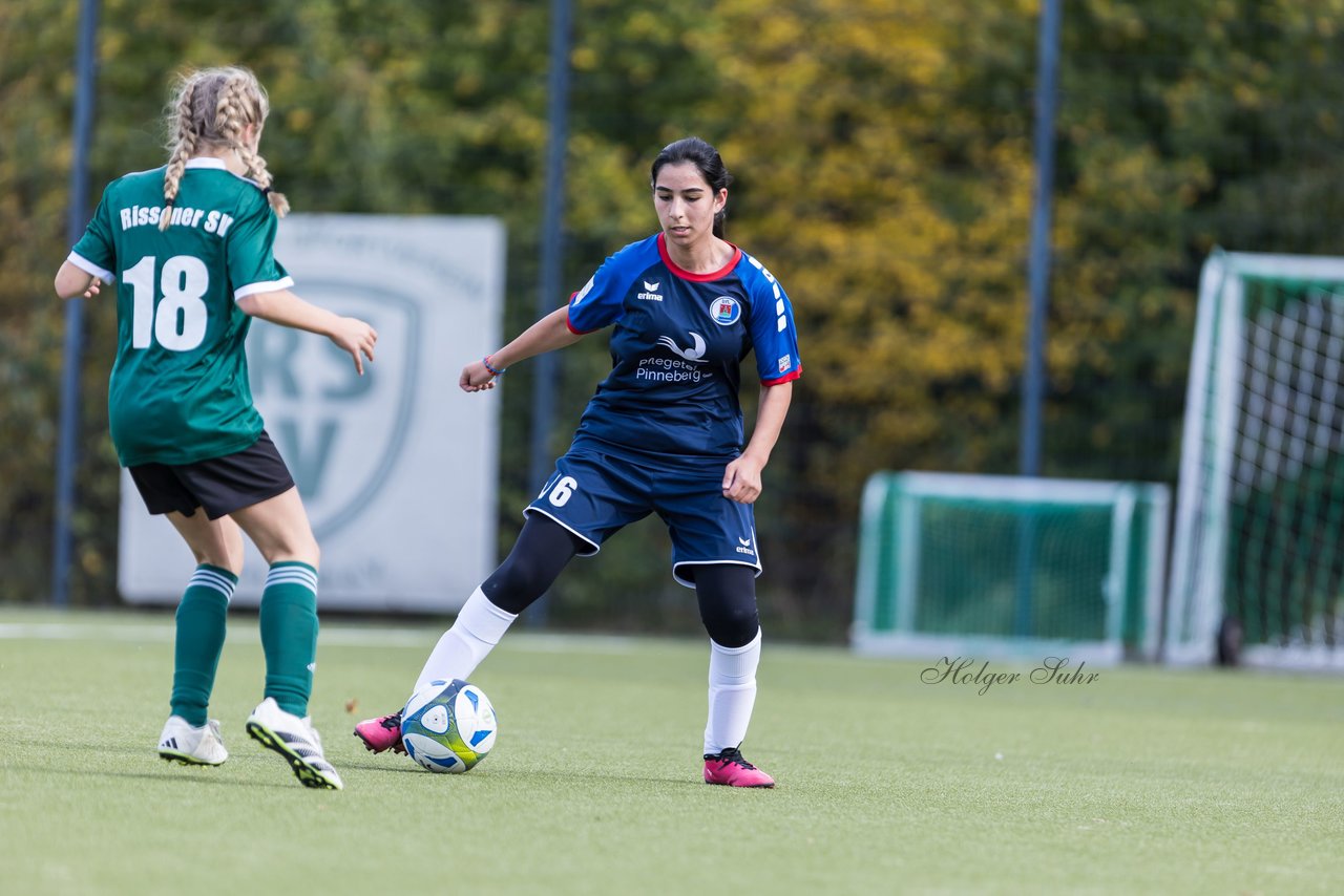 Bild 69 - wU19 Rissener SV - VfL Pinneberg : Ergebnis: 9:1